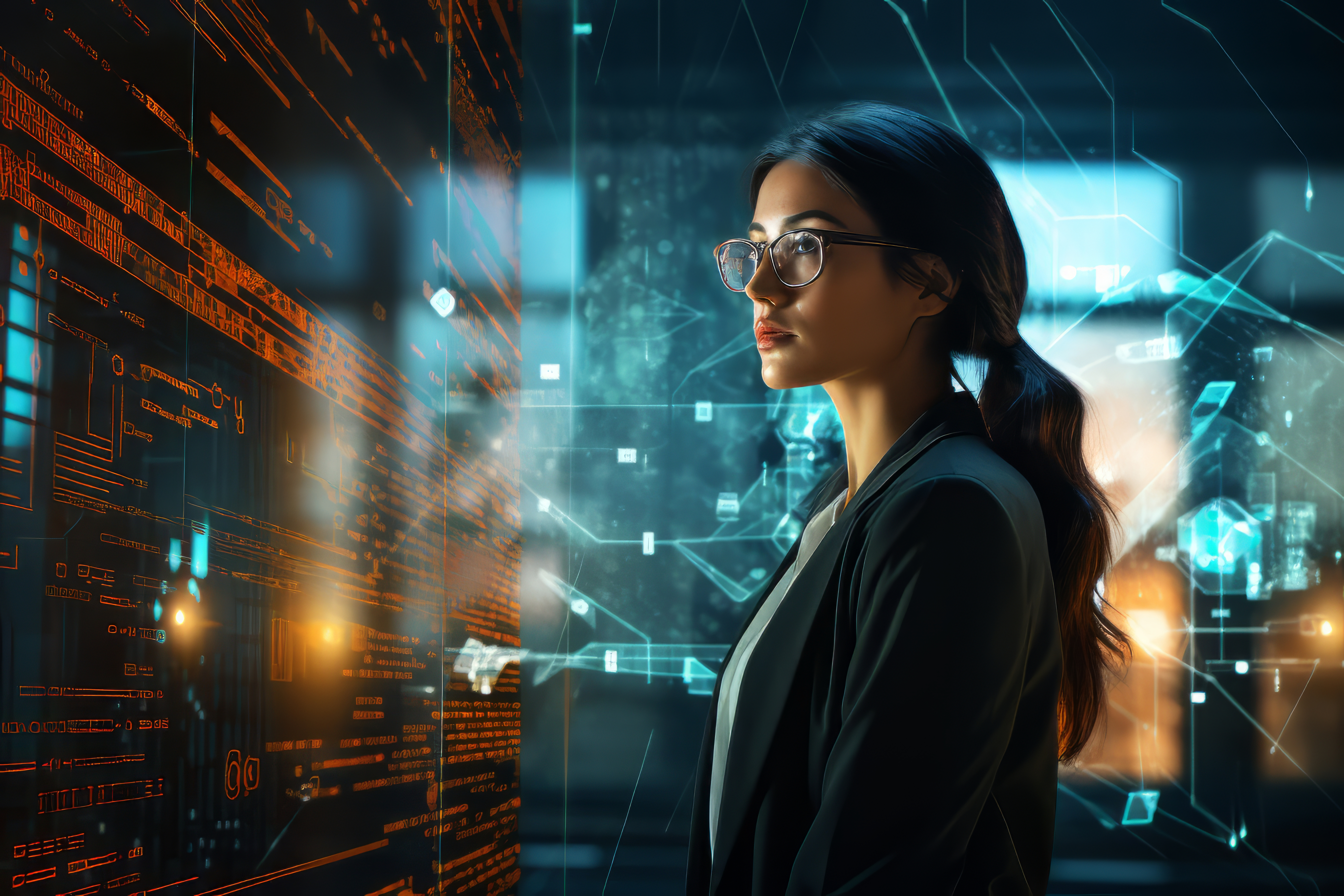 A keyboard being showing behind ripped paper